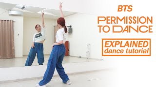 BTS 방탄소년단 Permission to Dance Dance Tutorial  Mirrored  Explained [upl. by Irfan]