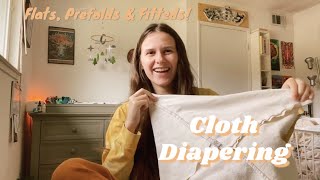 Cloth Diapering So Far  Prefold Fitted amp Flat Diapers [upl. by Goldfinch]