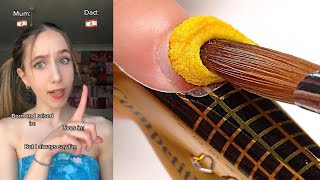 🌈NAIL ART STORYTIME TIKTOK💅 Regal NailsPOV Amara Chade Brianna Mizura  19 [upl. by Clercq834]