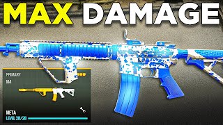 NEW MAX DAMAGE M4 CLASS in WARZONE 😍 Best M4 Class Setup [upl. by Bourne159]