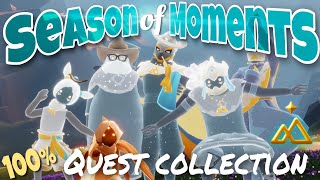 All Season of Moments Quest Collection 15  Moments Guide Quests  Sky Children of the Light [upl. by Nwahsaj177]