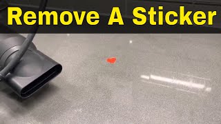 HOW TO REMOVE STICKER RESIDUE [upl. by Iey699]