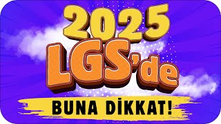 2025 LGS Yolculuğunda Buna Dikkat❗ 7’den 8’e Geçenler Ne Yapmalı❓ 👇🏻 [upl. by Larkin]