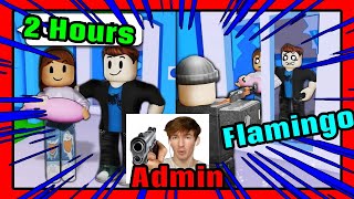 2 Hours of Flamingo Roblox Admin Abuse [upl. by Lainahtan]