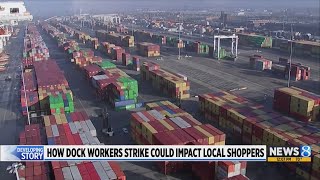 Dock workers strike reaches third day what it means for you [upl. by Korella]