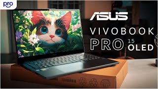 Unbox ASUS Vivobook Pro 15 OLED Q533 Mỗi Touchpad Là Đáng Tiếc [upl. by Lramaj]