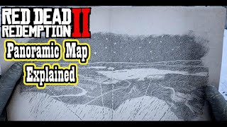 Panoramic Map Explained Resolved UFOs RED DEAD REDEMPTION2 [upl. by Vail123]