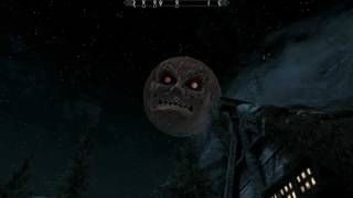 Majoras Mask Moon in Skyrim [upl. by Nodla]