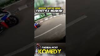 Althaf berdiri di atas moge r6 althafmotovlog akangmv [upl. by Ahsille]