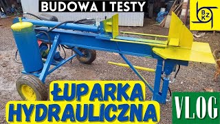 Łuparka hydrauliczna do drewna BUDOWA i TESTY  VLOG [upl. by Thetisa579]