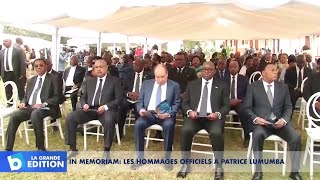 In memoriam Les hommages officiels à Patrice Lumumba [upl. by Naahsar210]