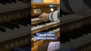 Chorale Prelude on Adoro te devote  Healey Willan organist churchorganist pipeorgan [upl. by Drofhsa]