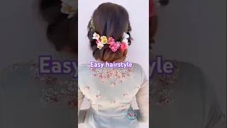 Easy Wedding Anniversary Hairstyle For Every Occasion  Hairstyle Beauty Shorts [upl. by Dracir]