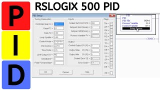 PID Control in RsLogix 500 for Allen Bradley Micrologix and SLC [upl. by Pascale]