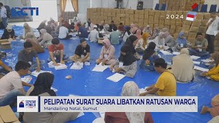 Ratusan Warga Mandailing Natal Terlibat dalam Pelipatan Surat Suara  SIP 0601 [upl. by Htebazle]