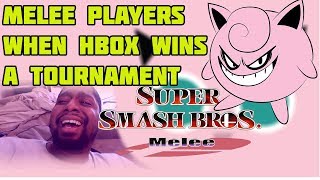 HOW MELEE PLAYERS ACT WHEN HBOX WINS A TOURNAMENT [upl. by Tania]