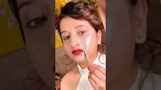 How to Apply Foundation Using Spatula 😍❤️ Flawless Foundation Application  hacks makeuphacks p [upl. by Leonteen]