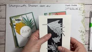 Facebook Live  Artfully Composed Suite by Stampin Up New Products  Sharon Wilson [upl. by Atiekahs49]