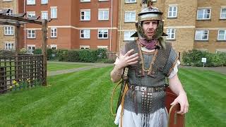 Roman Soldier Reenactment amp History Lecture [upl. by Akenet]