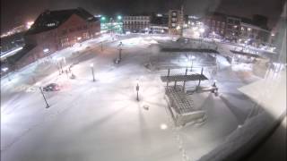 Winter Storm time lapse nearly two feet of snow in New London Connecticut [upl. by Hotze753]