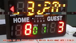 WNYYMBL 15U ARA vs Buffalo Braves  1st Quarter 111024 [upl. by Pietrek761]