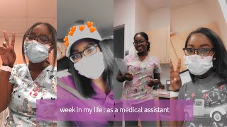 a week in my life as a pediatric medical assistant  medical assistant vlog [upl. by Murray]