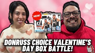 NEW RELEASE OPENING UP TWO 202324 PANINI DONRUSS BASKETBALL CHOICE BOXES BOX BATTLE VS THE WIFE [upl. by Zaccaria]