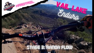 Vail Lake Enduro Race  Stage 3 Ranoa Flow  Hardtail Category 12223 [upl. by Pierce]