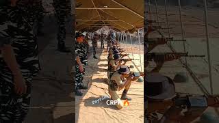 crpf training firing practice time crpf viral armylover sscgd training foji [upl. by Attener702]