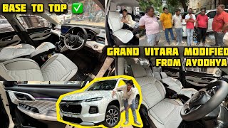 Grand Vitara Sigma Base to Top Model Modification✅Grand Vitara Genuine Accessories Installation [upl. by Carie]