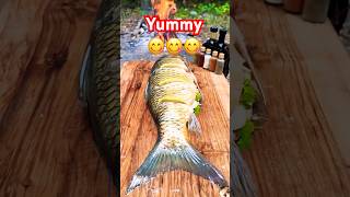 Rosted Fish 😋 fish rostedfish shortsvideo [upl. by Zelma]