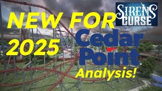 Sirens Curse Analysis Cedar Points NEW FOR 2025 Vekoma Tilt Coaster [upl. by Spiro]