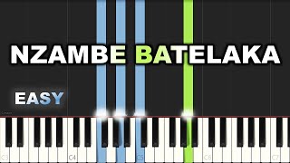 Nzambe Batelaka Bana Nayo  EASY PIANO TUTORIAL BY Extreme Midi [upl. by Caine]