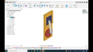 Slider Crank Mechanism in Fusion 360 [upl. by Irtak]