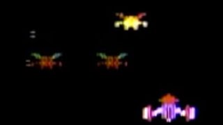 Galaxian Atari 8 Bit Gameplay 400 800 XL XE [upl. by Lotti]