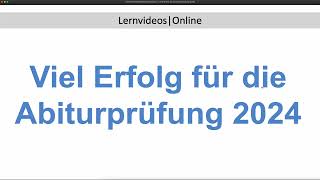 Viel Erfolg für die Abiturprüfung 2024 FOS  BOS Bayern [upl. by Haelahk]