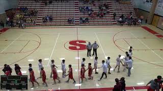 Sublette High School vs Stanton County High School Boys Varsity Basketball [upl. by Arak]