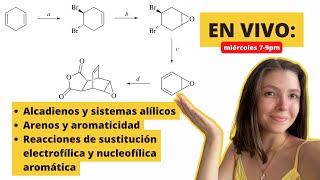 Práctica de Alcadienos Aromaticidad Reacciones del benceno Regla de Huckel  Quimica Organica [upl. by Arlie565]