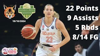 Marine Johannes 22 Points vs Danilos Pizza  KBSL 202425 [upl. by Cirdec757]