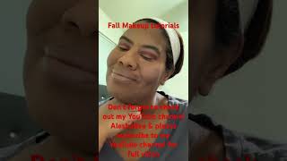 Fall  autumn 🍂 Makeup tutorial [upl. by Jamin821]