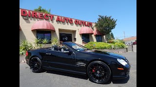 2003 Mercedes Benz SL500 overviewwalk around video review [upl. by Naggem717]