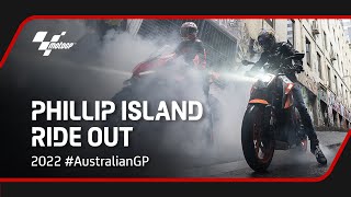 Phillip Island ride out 🏍️  2022 AustralianGP 🇦🇺 [upl. by Bolan]