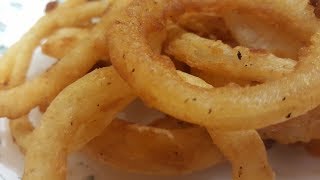 Onion Rings  Perfect Crispy Onion Rings The Hillbilly Kitchen [upl. by Adnuhsar]