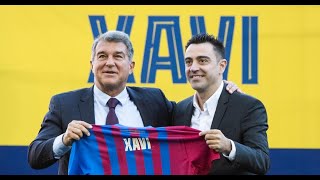 DECO ET LAPORTA ESTIME QUE XAVI A LE COLLECTIF NÉCESSAIRE POUR PERFOMER  KOUNDÉ DÉCLARATION [upl. by Niawtna]