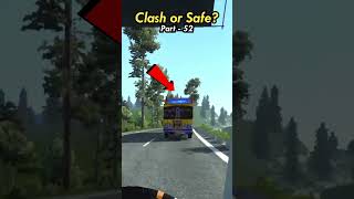 clash or safe 52 ets2 eurotrucksimulator2 overtake ets2game bussimulator ets2gameplay bussid [upl. by Faun]