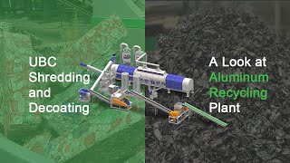 UBC Shredding and Decoating A Look at Aluminum Recycling Plant [upl. by Nauqes]