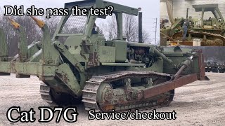 Ex military Cat D7G dozer service repair and operation CCEQUIPMENT [upl. by Alethea]