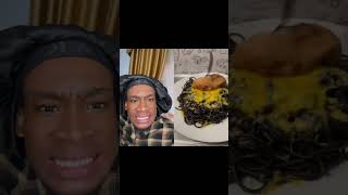 Black Spaghetti🙆🏿‍♂️ Eat or pass [upl. by Ahtiuqal]