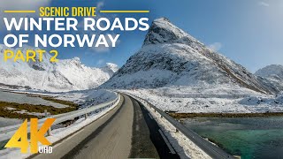 Scenic Winter Drive Through Norway in 4K  Unforgettable Landscapes and Natural Beauty  Part 2 [upl. by Betsy]