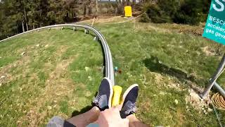 Sommerrodelbahn Erbeskopf Rodelbahn Mountain Coaster [upl. by Plath]